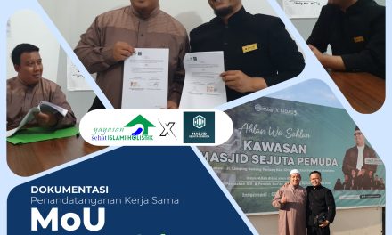 MoU antara Yayasan Sehat Islami Holistik dan Masjid Sejuta Pemuda