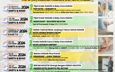 Event Schedule: The Founder Sehat Holistik Group