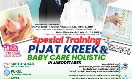 Spesial Training Pijat Kreek & Baby Care Holistic in JABODETABEK