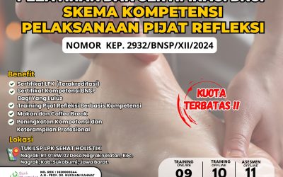 Pelatihan dan Sertifikasi BNSP Pijat Refleksi