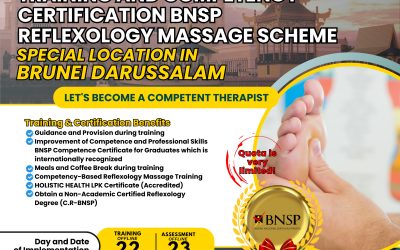TRAINING & CERTIFICATION PROGRAM: REFLEXOLOGY MASSAGE (BNSP) IN BRUNEI