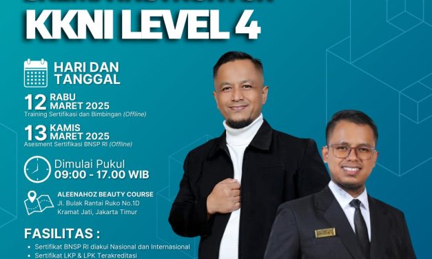 Training For Trainer – Skema Instruktur KKNI Level 4