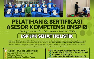PELATIHAN & SERTIFIKASI KOMPETENSI ASESOR BNSP